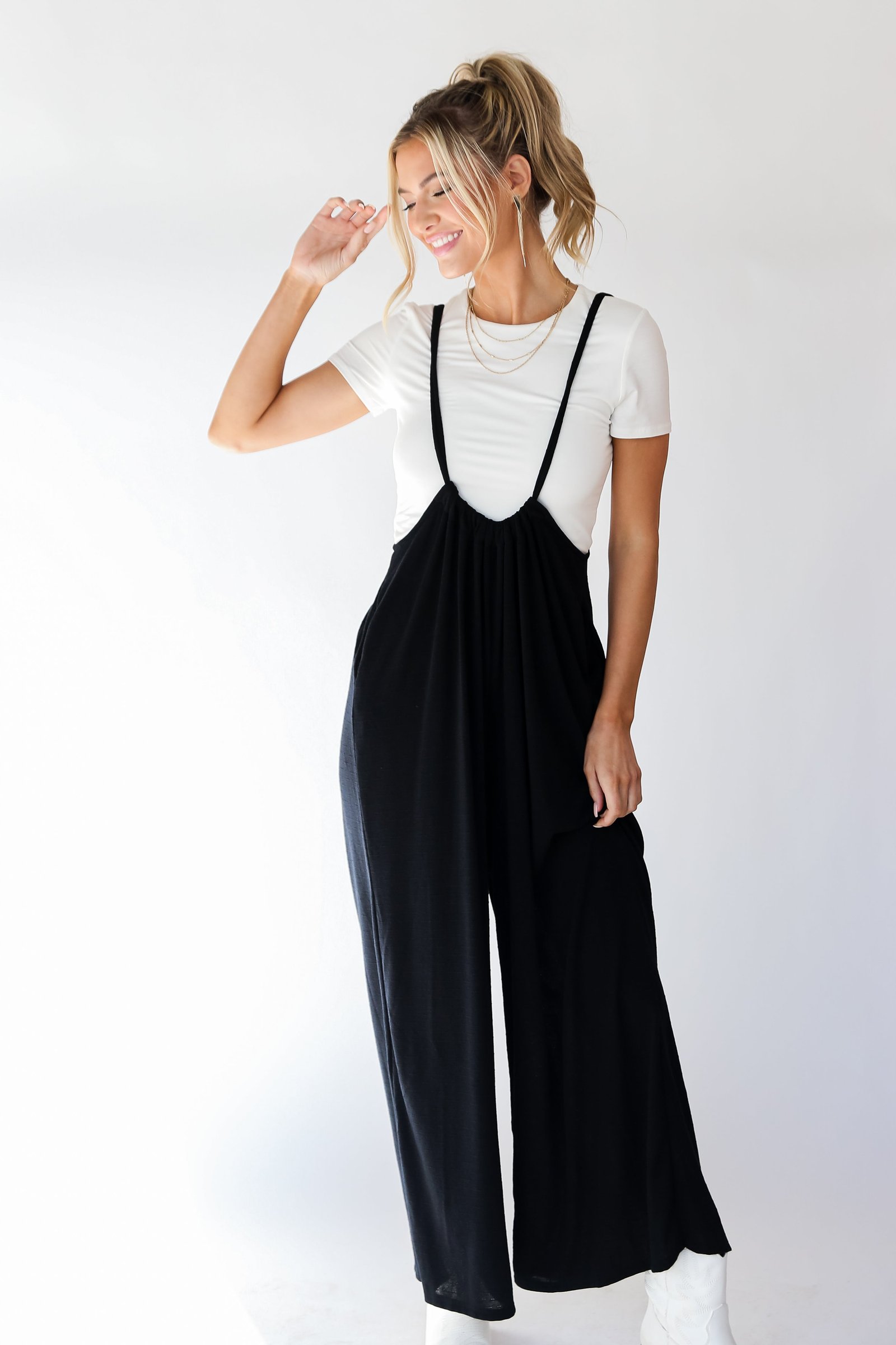 Rare Personality Suspender Jumpsuit CC10